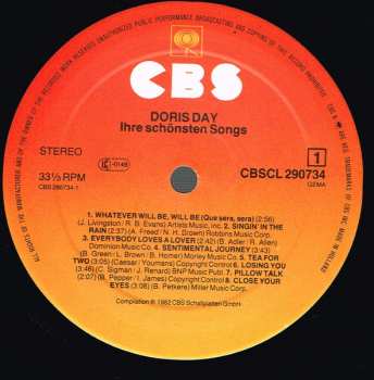 LP Doris Day: Ihre Schönsten Songs