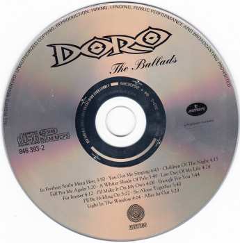 CD Doro: The Ballads