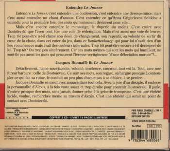 5CD/Coffret Jacques Bonnaffé: Le Joueur