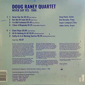 LP Doug Raney Quartet: Never Say Yes - 1986