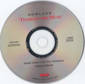 CD John Dowland: Tears Of The Muse