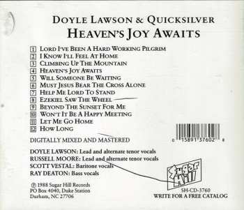 CD Doyle Lawson & Quicksilver: Heaven's Joy Awaits