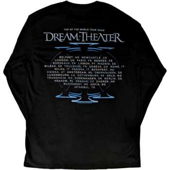 Marchandises Dream Theater: Dream Theater Unisex Long Sleeve T-shirt: Band Photo Totw Tour 2022 (back Print & Ex-tour) (small) S