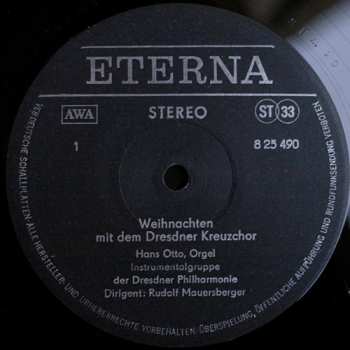 LP Dresdner Kreuzchor: Weihnachten Mit Dem Dresdner Kreuzchor