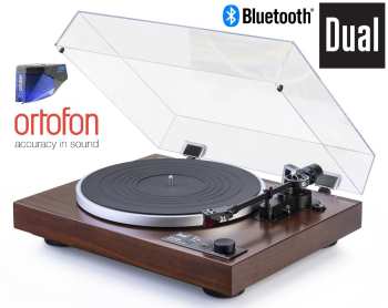 Technique audio DUAL CS 529 Walnut + Ortofon 2M BLUE (MM)