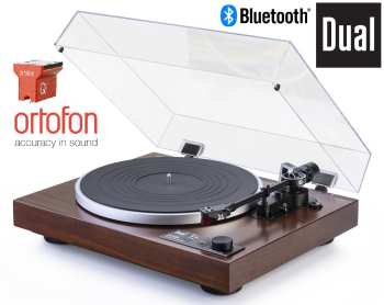 Technique audio DUAL CS 529 Walnut + Ortofon QUINTET RED (MC)
