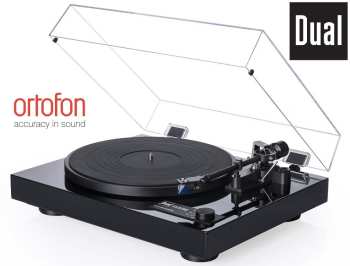 Audiotechnika DUAL CS 618Q High End Noir Laque pour piano + Ortofon