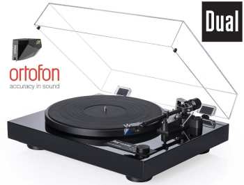 Technique audio DUAL CS 618Q High End Černý Piano lak + Ortofon 2M BLACK (MM)