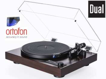 Technique audio DUAL CS 618Q High End Ořech + Ortofon 2M BLUE (MM)