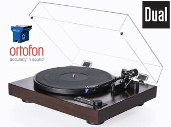 Technique audio DUAL CS 618Q High End Ořech + Ortofon 2M QUINTET BLUE (MM)