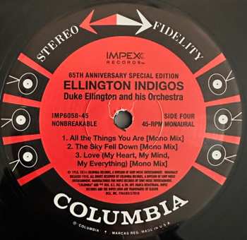 2LP Duke Ellington And His Orchestra: Ellington Indigos LTD | NUM