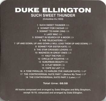 CD Duke Ellington And His Orchestra: Such Sweet Thunder LTD