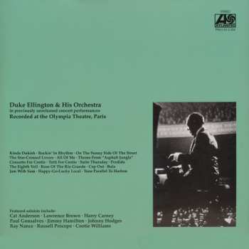 2LP Duke Ellington And His Orchestra: The Great Paris Concert