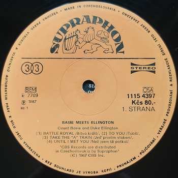 LP Duke Ellington: Basie Meets Ellington