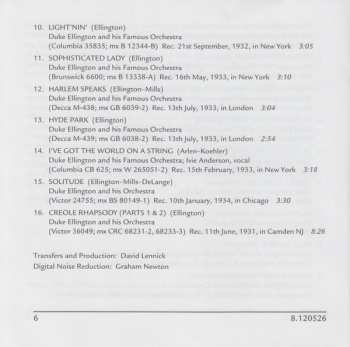 CD Duke Ellington: It Don't Mean A Thing - Classic Recordings Vol.2: 1930-1934