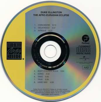 CD Duke Ellington: The Afro-Eurasian Eclipse (A Suite In Eight Parts)