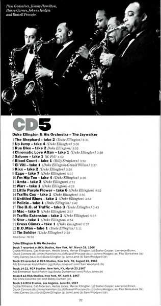 7CD/DVD/Coffret Duke Ellington: The Duke Box 2
