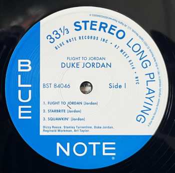 LP Duke Jordan: Flight To Jordan