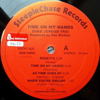 LP Duke Jordan Trio: Time On My Hands