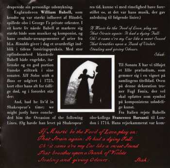 CD Duo Al Dente: The Food Of Love - Baroque Music In London