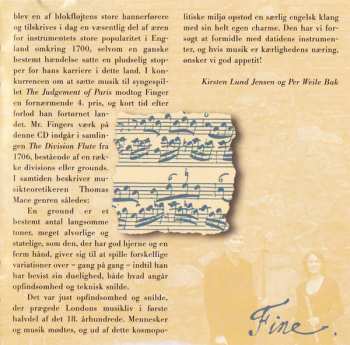 CD Duo Al Dente: The Food Of Love - Baroque Music In London