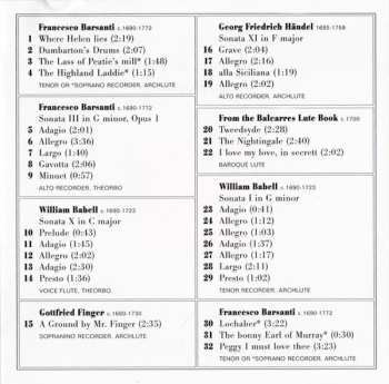 CD Duo Al Dente: The Food Of Love - Baroque Music In London