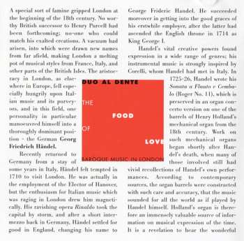 CD Duo Al Dente: The Food Of Love - Baroque Music In London