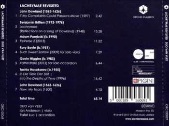 CD Duo van Vliet: Lachrymae Revisited  