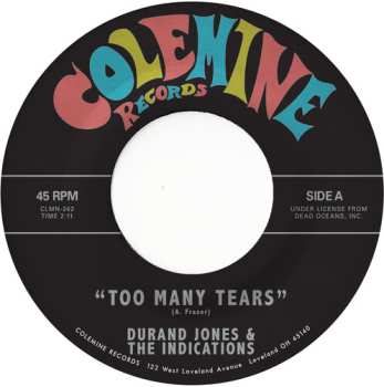 SP Durand Jones & The Indications: Too Many Tears / Cruisin' To The Parque CLR