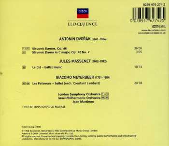 CD Antonín Dvořák: Slavonic Dances Op. 46 / Le Cid / Les Patineurs