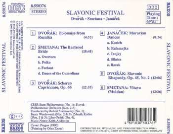 CD Antonín Dvořák: Slavonic Festival (Vltava • The Bartered Bride • Slavonic Rhapsody • Scherzo Capriccioso • Rusalka • Moravian Dances)
