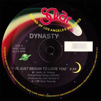 LP Dynasty: I've Just Begun To Love You / Do Me Right