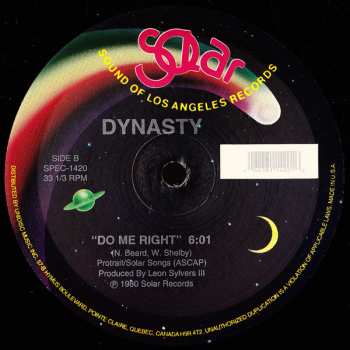 LP Dynasty: I've Just Begun To Love You / Do Me Right