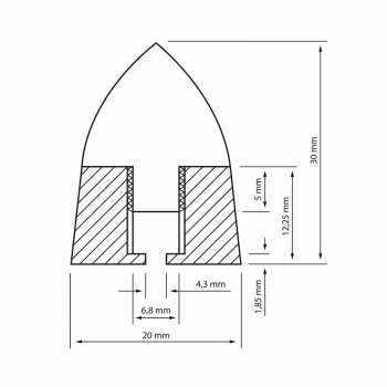 Technique audio Dynavox - Absorber A4 Stříbrná