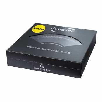 Technique audio Dynavox Black Line Stereo-Cinchkabel 0,6m