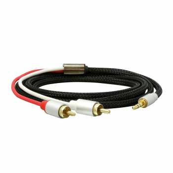 Audiotechnika Dynavox Stereo Audiocâble 2RCA - jack 3,5mm
