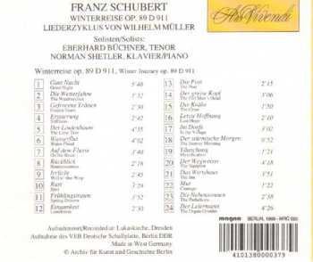 CD Franz Schubert: Winterreise Op. 89 D 911