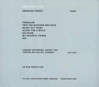 CD Eberhard Weber: Once Upon A Time (Live In Avignon)