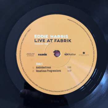 2LP Eddie Harris: Live at Fabrik Hamburg 1988