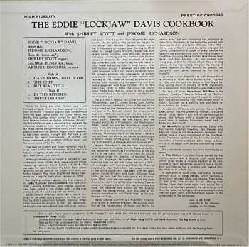 4LP/Coffret Eddie "Lockjaw" Davis: Cookin' With Jaws And The Queen: The Legendary Prestige Cookbook Albums LTD