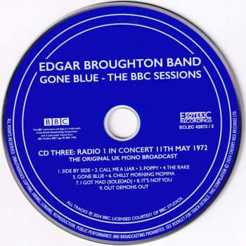 4CD/Coffret The Edgar Broughton Band: Gone Blue - The BBC Sessions