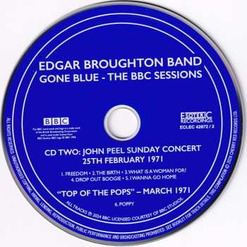 4CD/Coffret The Edgar Broughton Band: Gone Blue - The BBC Sessions