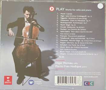 CD Edgar Moreau: Play: Works For Cello And Piano