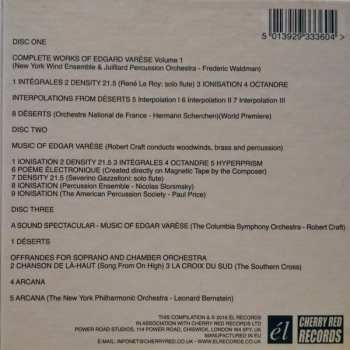 3CD/Coffret Edgard Varèse: Complete Works Of Edgard Varèse, Volume 1