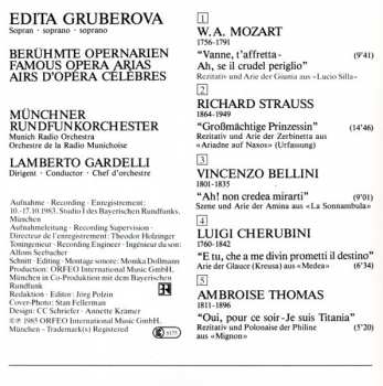 CD Edita Gruberova: Berühmte Opernarien = Famous Opera Arias = Airs D’opéra Célèbres