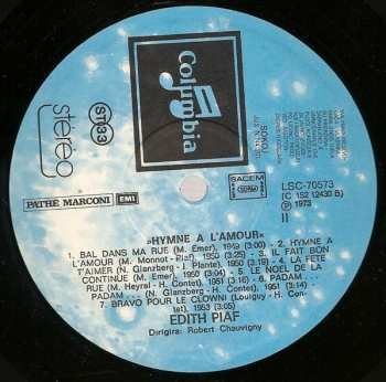 3LP/Coffret Edith Piaf: Hymne À L'Amour