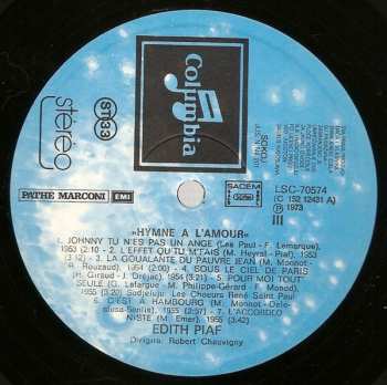 3LP/Coffret Edith Piaf: Hymne À L'Amour