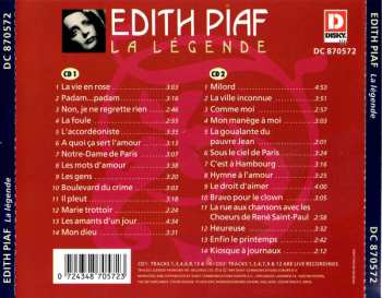 2CD Edith Piaf: La Légende