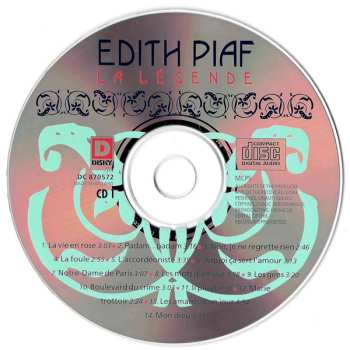2CD Edith Piaf: La Légende