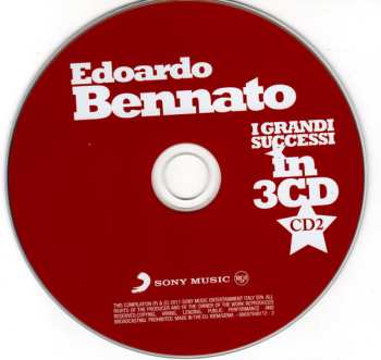 3CD/Coffret Edoardo Bennato: I Grandi Successi In 3 CD